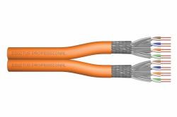 Digitus CAT 7 S/FTP data cable - installation cable, 500 m, duplex, Dca-s2, d1, a1 