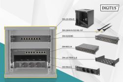 Digitus Network Set - 254 mm [10"] - 6U, 312 x 300 mm [W xD] 