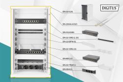 Digitus Network Set - 254 mm [10"] - 12U, 312 x 300 mm [W xD] 