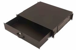 Digitus Lockable drawer for 482.6 mm [19"] network and server cabinets, 2U 