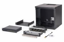 Digitus SOHO Pro network set, 254 mm [10"] - 6U, 315 x 300 mm [W x D] 