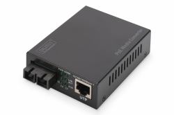 Digitus Gigabit PoE media converter, RJ45 / SC, MM, PSE 