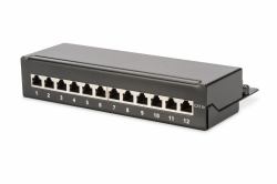 Digitus Desktop CAT 6A, class EA patch panel, shielded, black 