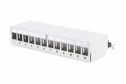 Digitus Desktop Modular Patch Panel, shielded, 12-port 