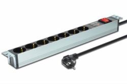 Digitus DN-95407 power extension 2 m 7 AC outlet[s] Silver 