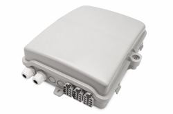 Digitus FTTH Outdoor Distribution Box for 24 LC/Duplex, SC/ Simplex couplers 