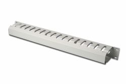 Digitus Cable Management Panel with detachable cover for 483 mm [19“] cabinets, 1U 