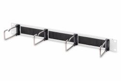 Digitus Cable Management Panel with Steel Rings and Brush Strip for 482.6 mm [19"] Cabinets, 1U 