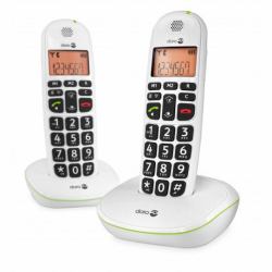 Doro PhoneEasy 100w duo DECT telephone Caller ID White  - UK version