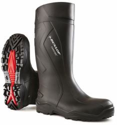 Dunlop PUROFORT+ WELLINGTON 1 PAIR BLK 12 