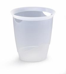 Durable Waste Bin 16L Clear