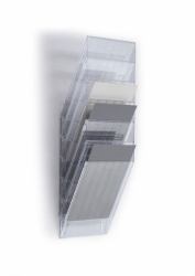Durable FLEXIBOXX literature rack 6 shelves Transparent 