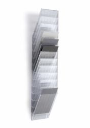 Durable FLEXIBOXX literature rack 12 shelves Transparent 