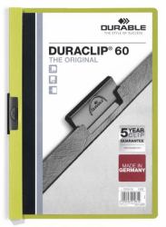 Durable DURACLIP report cover Green 