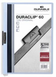 Durable Duraclip 60 report cover PVC Light Blue, Transparent 