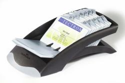 Durable VISIFIX business card holder Black 