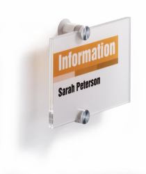 Durable Crystal Sign Transparent 