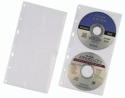 Durable 5203-19 Sleeve case 2 discs Transparent 