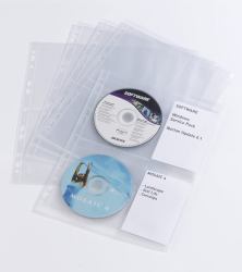 Durable 5238-19 Cover 40 discs Transparent 
