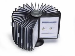 Durable 5633-01 document display carousel Desk Portrait A4 