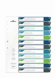 Durable 679627 tab index Blank tab index Polypropylene [PP] Multicolour 
