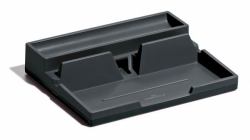 Durable Varicolor desk drawer organizer Plastic, Rubber Charcoal 
