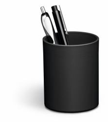 Durable ECO pen/pencil holder Recycled plastic Black 