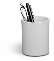 Durable ECO pen/pencil holder Recycled plastic Grey 