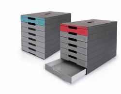 Durable IDEALBOX PRO 7 Plastic Blue, Red 