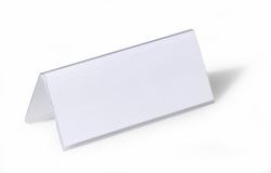 Durable 805019 non-metallic nameplate Transparent 
