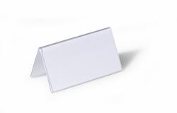 Durable 805119 non-metallic nameplate Transparent PVC 