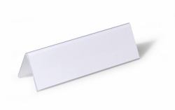 Durable 805219 non-metallic nameplate Transparent 