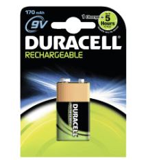 Duracell 056008 household battery Rechargeable battery 9V Nickel-Metal Hydride [NiMH] 