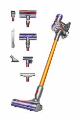 Dyson V8 Absolute 2-in-1 stick vacuum Battery Dry Bagless Silver, Yellow 