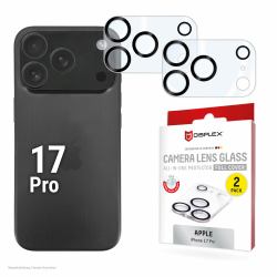 E.V.I. Full Cover Camera Lens Glass iPhone 17 Pro, 10H, Full Camera Protector, Quick Mount, 2-Pack 