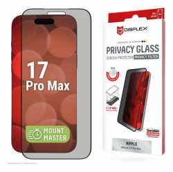 E.V.I. iPhone 17 Pro Max Privacy Tempered Glass with Mount Master 