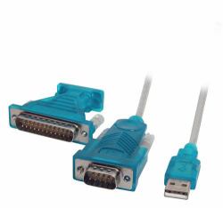 EFB Elektronik USB2.0/RS232 CONVERTER AKTIV - A-STECKER/DB9-STECKER 1.8M