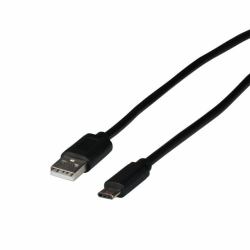 EFB Elektronik EBUSBC-USB20AK.3 USB cable USB 2.0 3 m USB C USB A 0.48 Gbit/s 15 W Black 