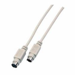 EFB Elektronik 2m, PS/2 - PS/2, M/M PS/2 cable 6-p Mini-DIN White 