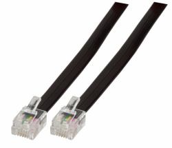 EFB Elektronik K2404SW.1 telephone cable 1 m Black 