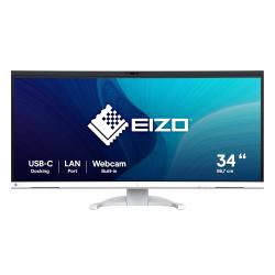 EIZO FlexScan EV3450XC-WT computer monitor 86.6 cm [34.1"] 3440 x 1440 pixels UltraWide Quad HD LCD White 