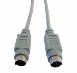 Cables Direct EX-101 PS/2 cable 3 m 6-p Mini-DIN Grey 