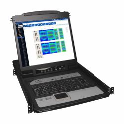 Eaton Tripp Lite B020-U16-19-IP NetDirector 16-Port 1U Rack-Mount Console IP KVM Switch with 19 in. LCD 