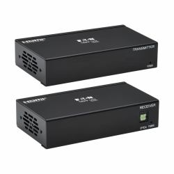 Eaton Tripp Lite B127A-2A1-BHBH 2-Port HDMI over Cat6 Extender Kit, Transmitter/Receiver - 4K 60 Hz, HDR, 4:4:4, PoC, 230 ft. [70.1 m], TAA 