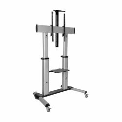 Eaton Tripp Lite DMCS60100XX Heavy-Duty Rolling TV Stand, Height Adjustable, 60" - 100" Screens 