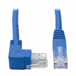 Eaton Tripp Lite N204-001-BL-UP Up-Angle Cat6 Gigabit Molded UTP Ethernet Cable [RJ45 Right-Angle Up M to RJ45 M], Blue, 1 ft. [0.31 m] 
