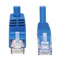 Eaton Tripp Lite N204-015-BL-DN Down-Angle Cat6 Gigabit Molded UTP Ethernet Cable [RJ45 Right-Angle Down M to RJ45 M], Blue, 15 ft. [4.57 m] 