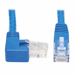 Eaton Tripp Lite N204-015-BL-RA Right-Angle Cat6 Gigabit Molded UTP Ethernet Cable [RJ45 Right-Angle M to RJ45 M], Blue, 15 ft. [4.57 m] 