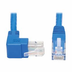 Eaton Tripp Lite N204-015-BL-UP Up-Angle Cat6 Gigabit Molded UTP Ethernet Cable [RJ45 Right-Angle Up M to RJ45 M], Blue, 15 ft. [4.57 m] 