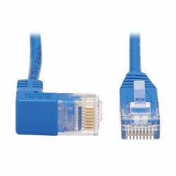 Eaton Tripp Lite N204-S15-BL-DN Down-Angle Cat6 Gigabit Molded Slim UTP Ethernet Cable [RJ45 Right-Angle Down M to RJ45 M], Blue, 15 ft. [4.57 m] 